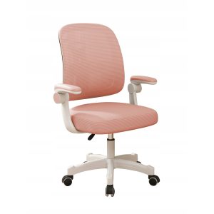 Fotel biurowy różowy WHF09