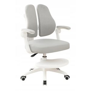 Fotel biurowy obrotowy szary WH402