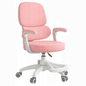 Fotel obrotowy dla dziecka różowy