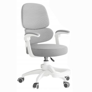 Fotel obrotowy dla dziecka szary